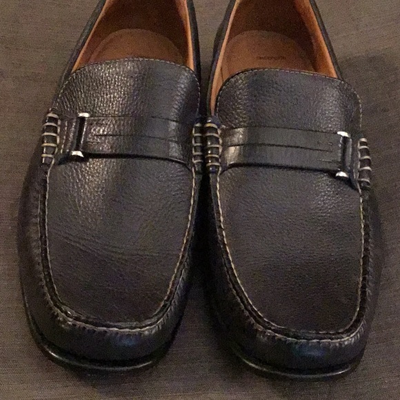 Black Leather Loafers - Picture 2 of 7